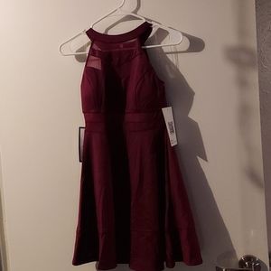 Maroon dress